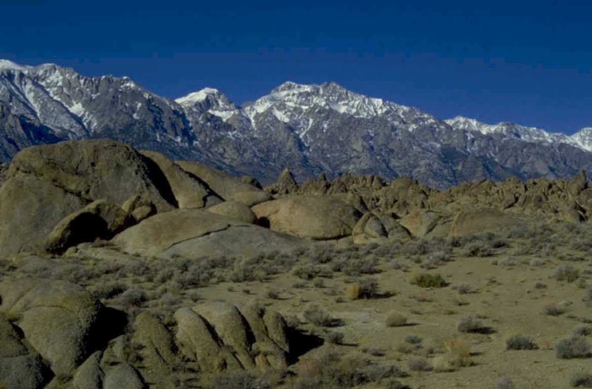 sierra granite boulders 1980s 1990s A4 Photo Print 42