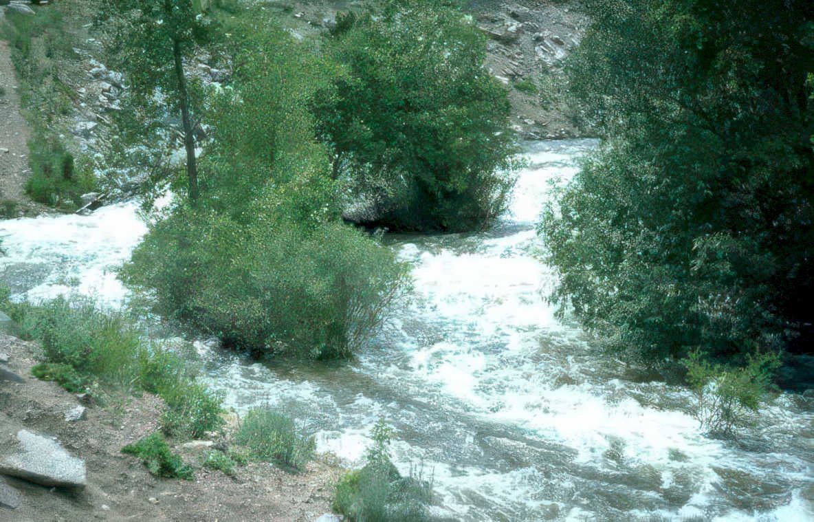 sierra river rapids Vintage A4 Photo Print