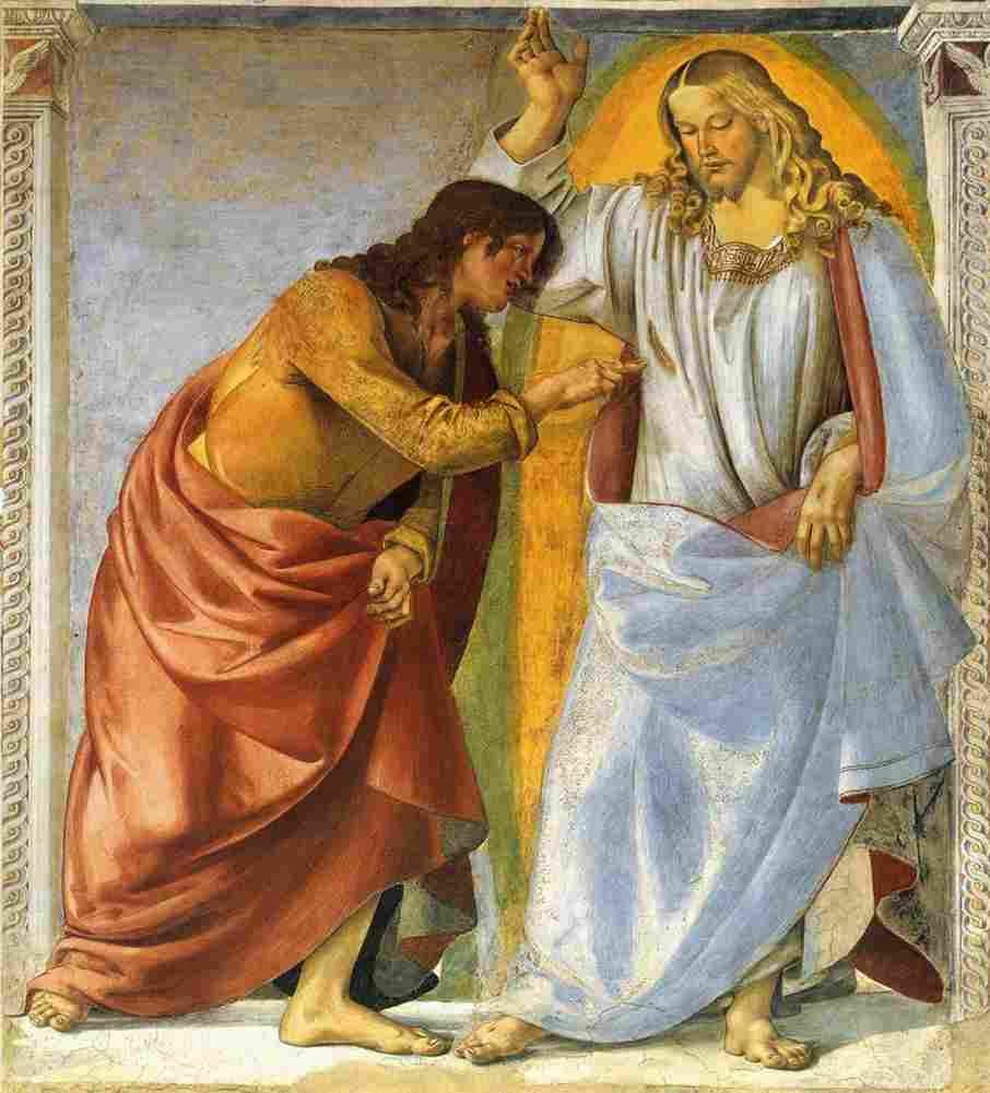 signorelli christ and the doubting thomas Art A4 Photo Print