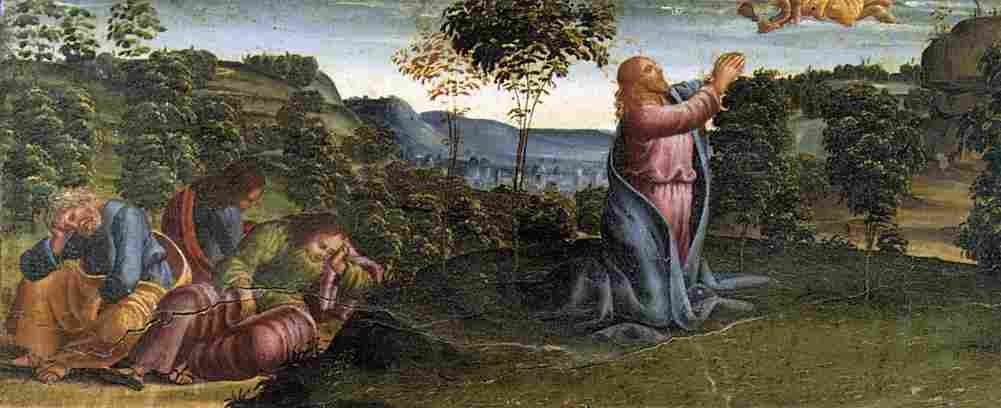 signorelli prayer in the garden Art A4 Photo Print
