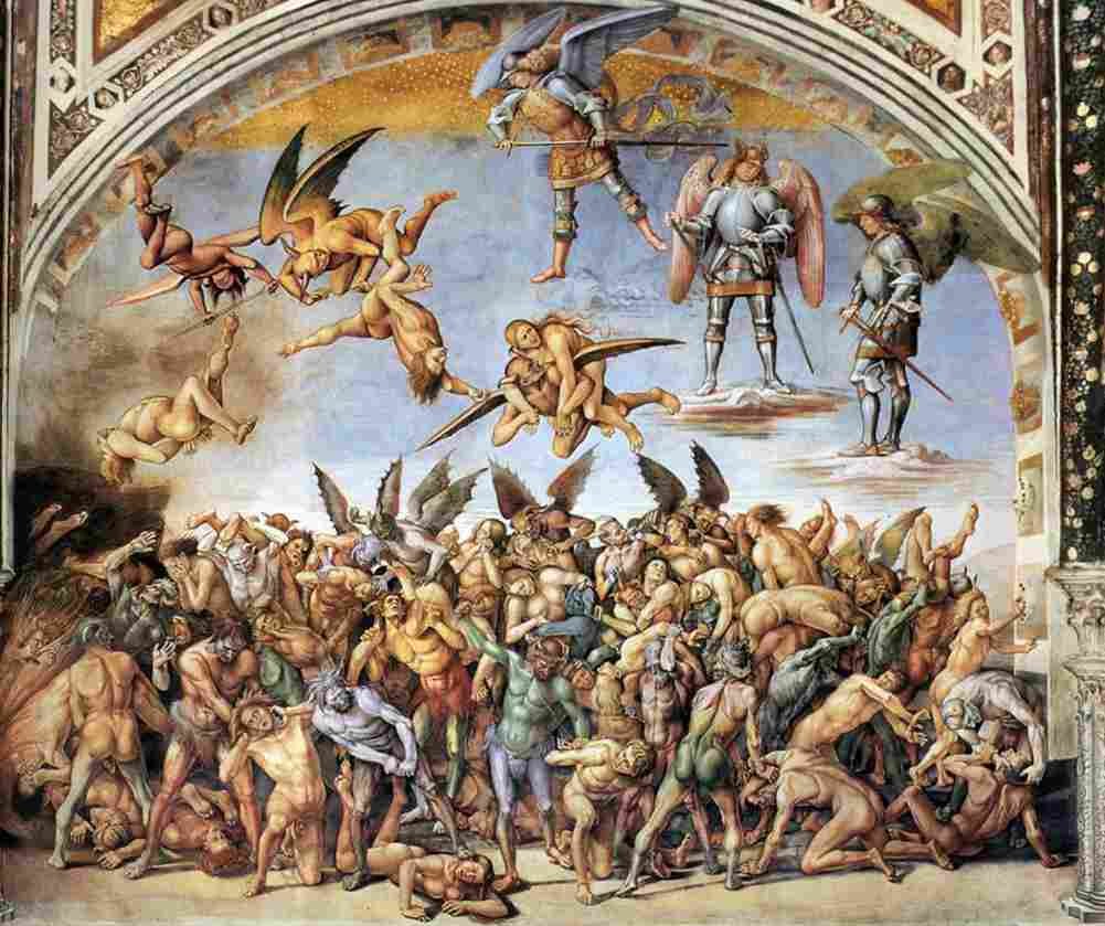 signorelli the damned Art A4 Photo Print