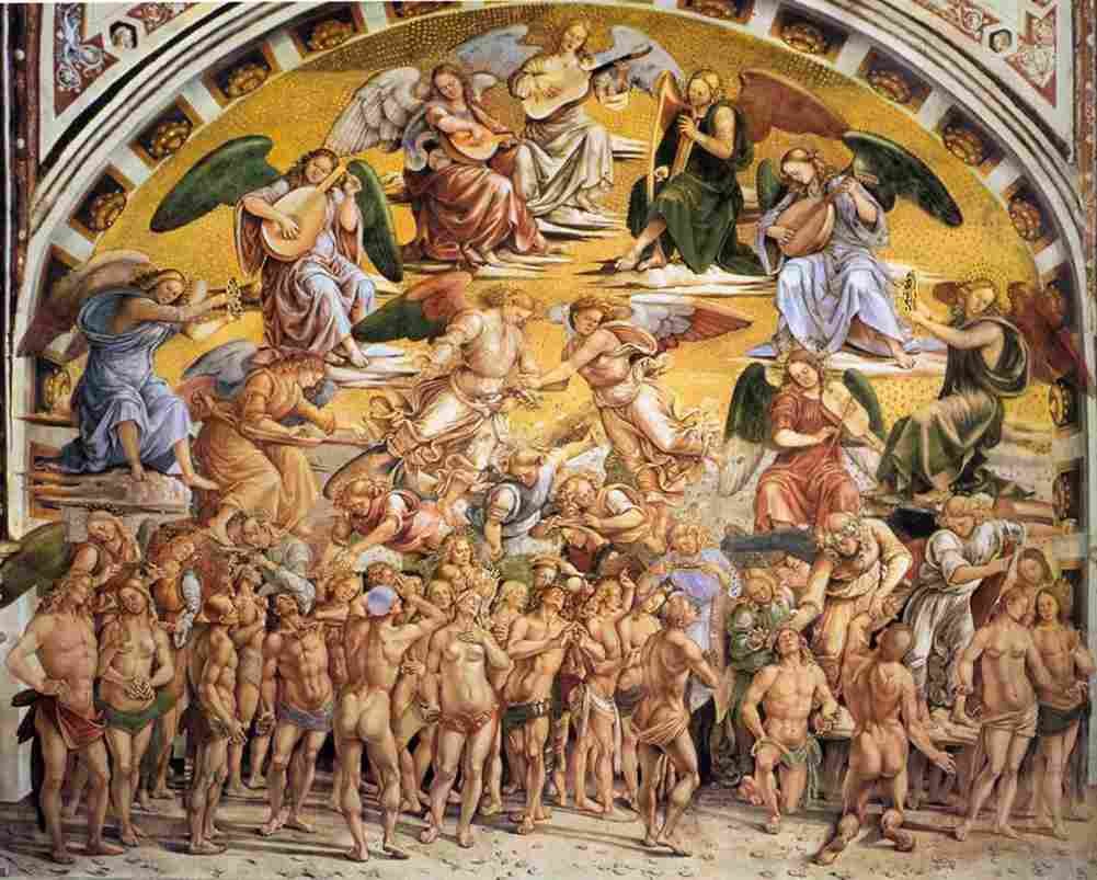 signorelli the elect Art A4 Photo Print