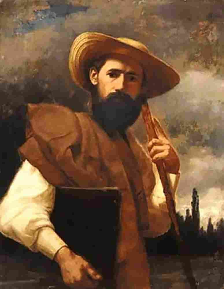 silivanovich self portrait Art A4 Photo Print