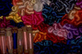 silk yarn spools 1980s 1990s A4 Photo Print