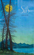 sils engadin rinderspacher ernst 1950 4 Advert A4 Photo Print