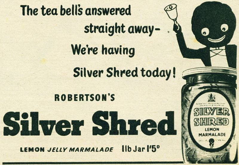 silver golden shred advert A4 Photo Print