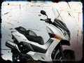 silver wing gt 400 Honda A4 Photo Print Motorbike Vintage Aged