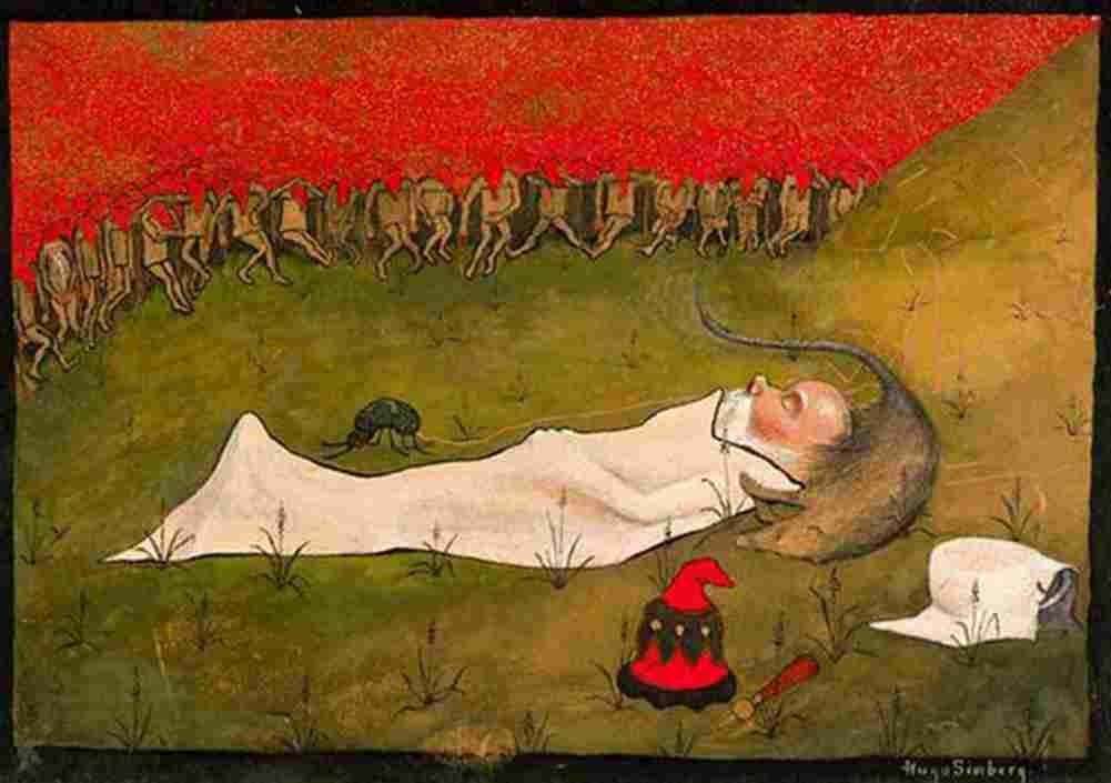simb King Hobgoblin Sleeping Art A4 Photo Print