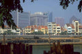 singapore waterfront cityscape 1980s 1990s A4 Photo Print
