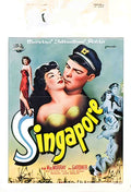 singapour belge Advert A4 Photo Print