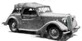singer 1949 9 roadster A4 Photo Print