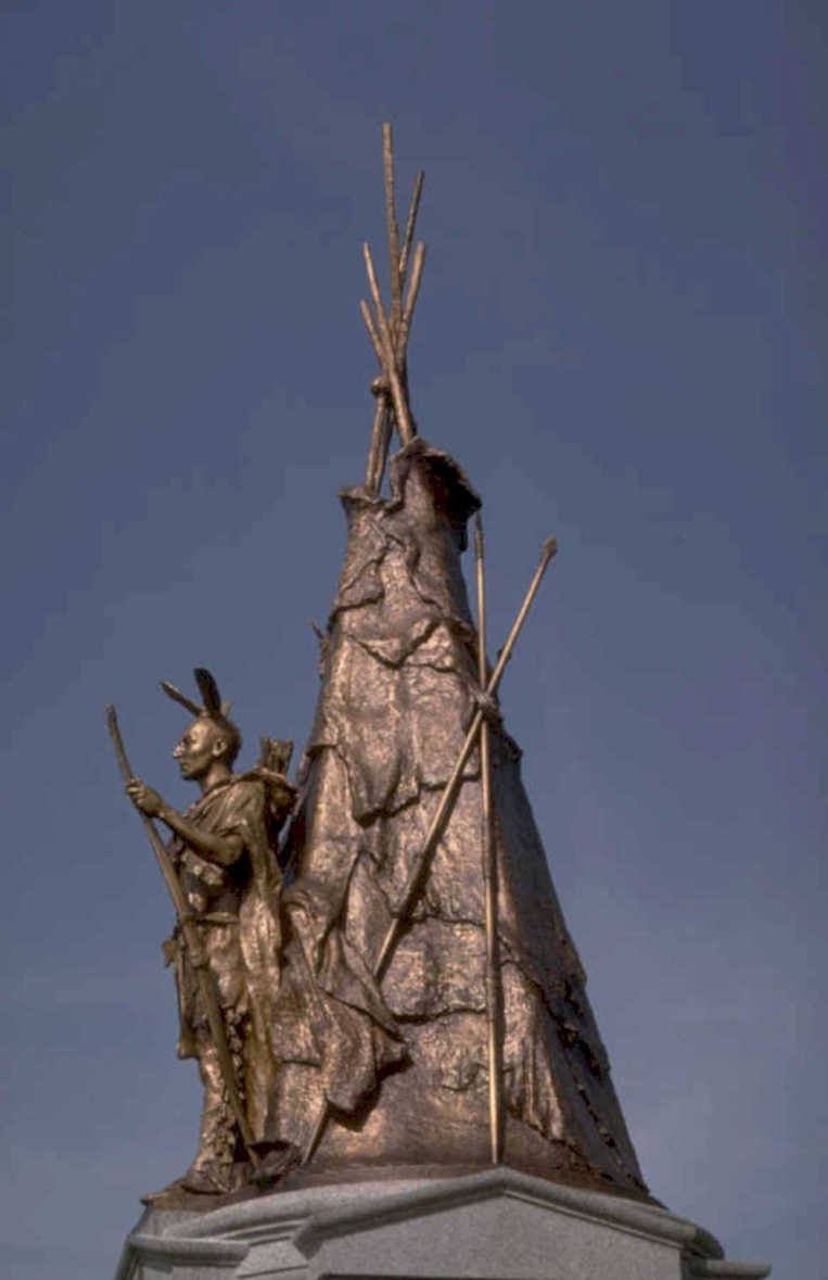 sioux warrior teepee 1980s 1990s A4 Photo Print