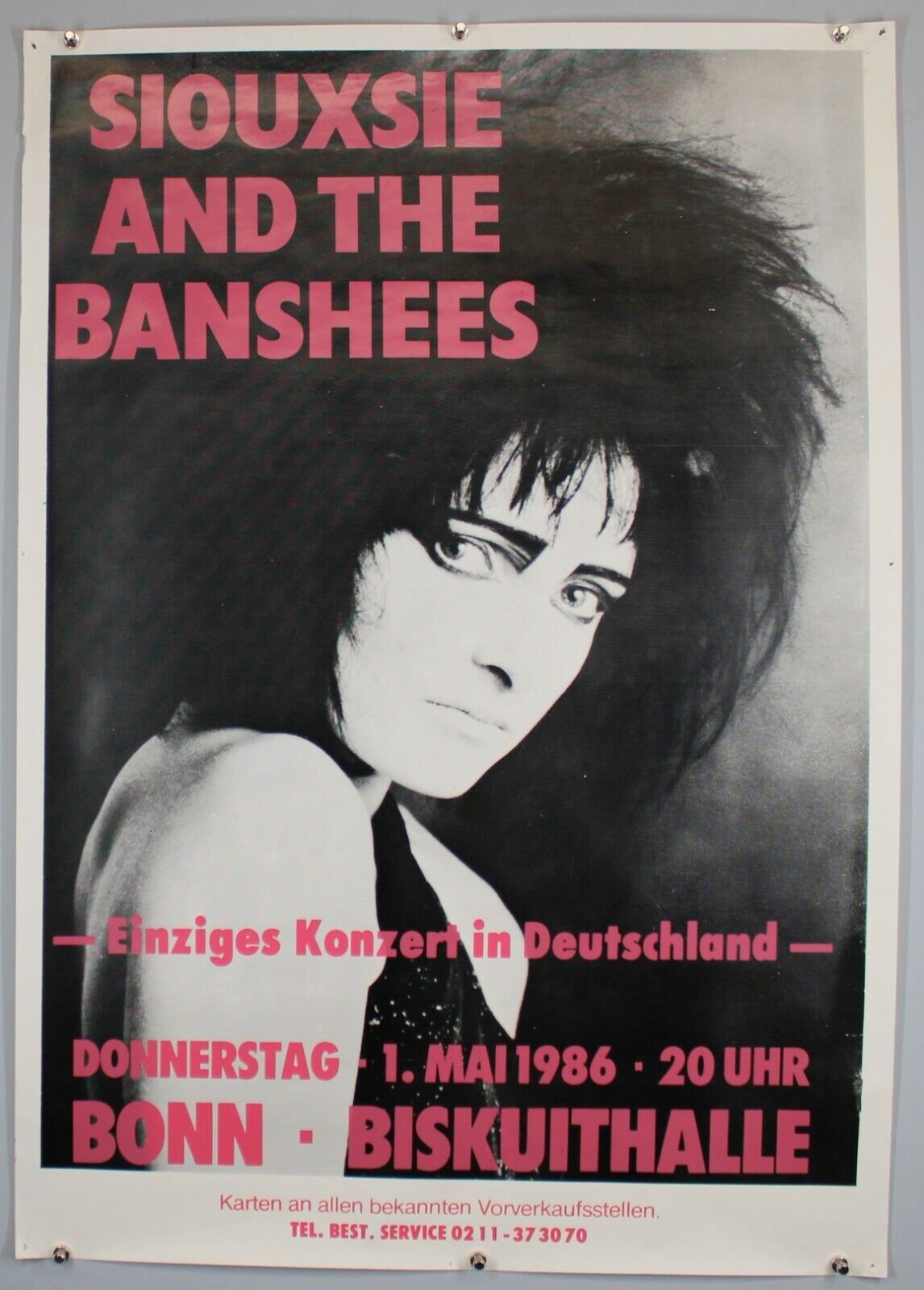 siouxsie and the banshees 7 Punk Flyer A4 Photo Print