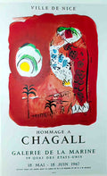 sirenerouge Chagall Advert A4 Photo Print