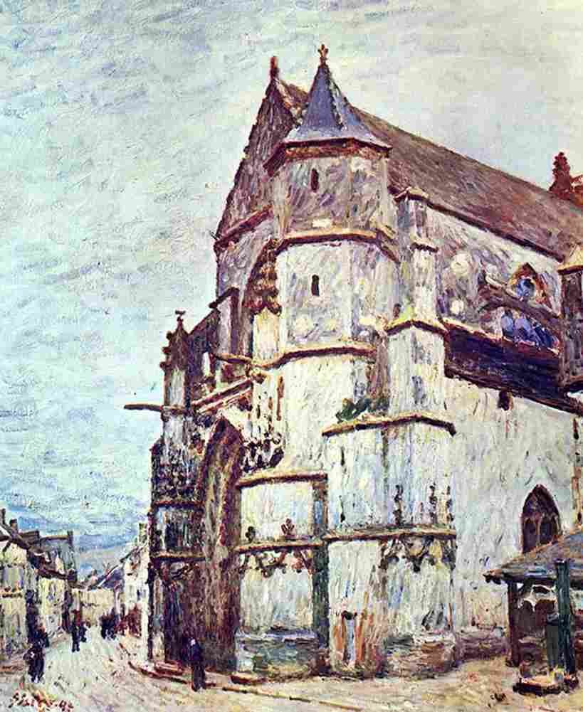 sis Church of Moret After the Rain Art A4 Photo Print