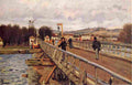 sis Footbridge at Argenteuil Art A4 Photo Print