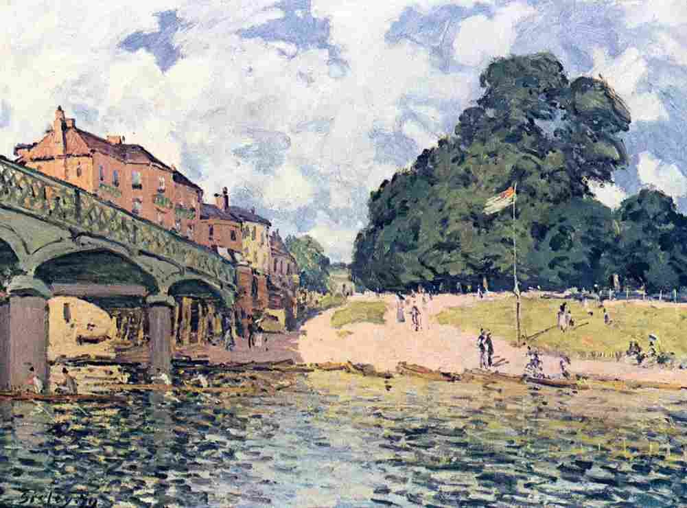 sis Hampton Court bridge Art A4 Photo Print