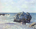 sis Langland Bay with Rocks Art A4 Photo Print