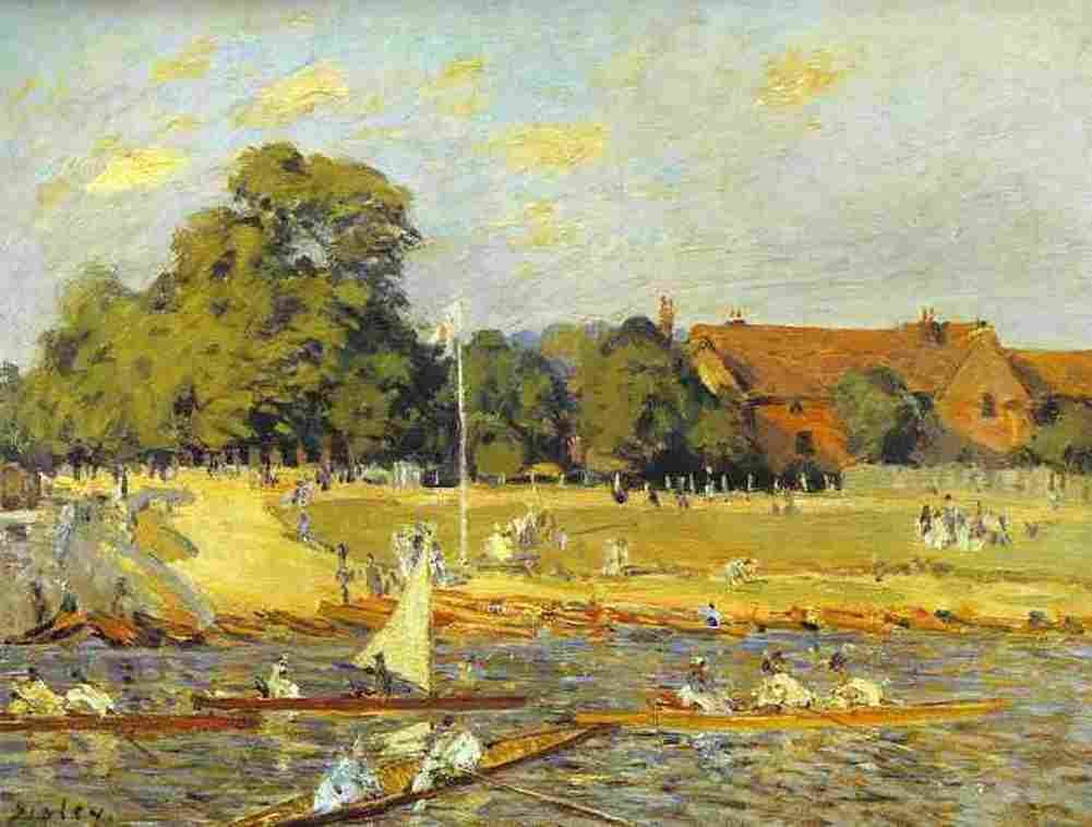 sis Regatta at Hampton Court Art A4 Photo Print