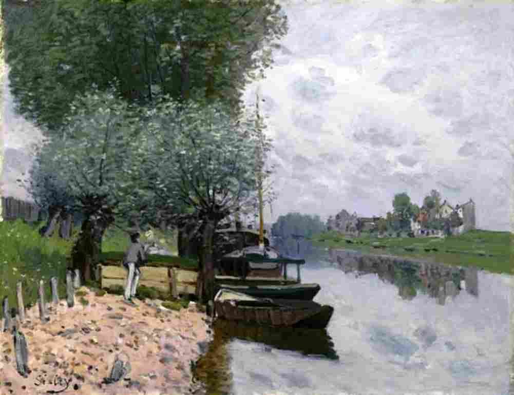 sis The Seine at Bougival Art A4 Photo Print