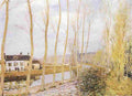 sis a Loing Canal Art A4 Photo Print