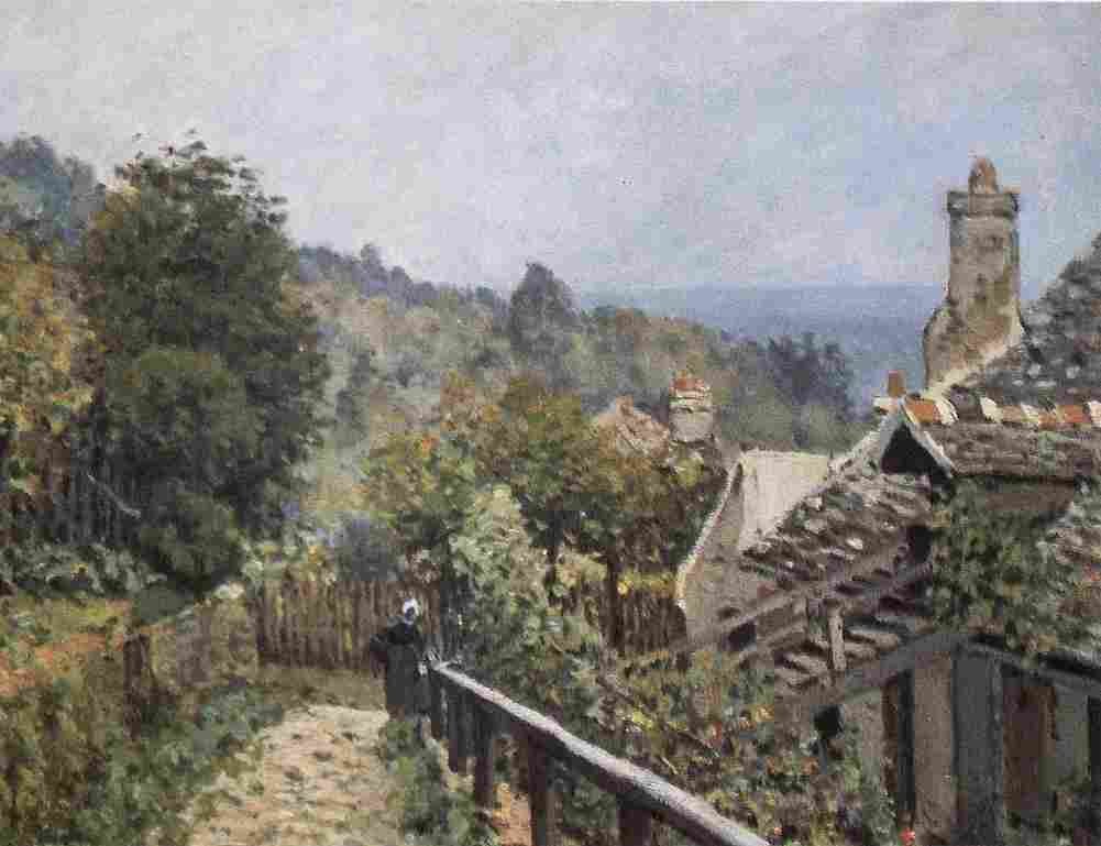 sis a Louveciennes above Marly Art A4 Photo Print