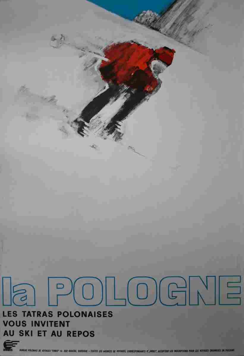 ski en pologne maciej urbaniec 1967 4 Advert A4 Photo Print