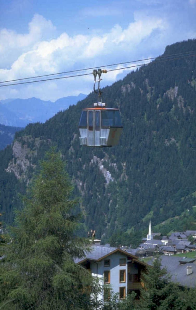 ski lift mountains 1980s 1990s A4 Photo Print