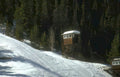ski lookout tower Vintage A4 Photo Print
