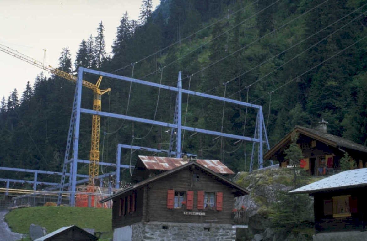 ski resort crane 1980s 1990s A4 Photo Print