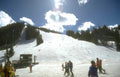 ski slope aspen Vintage A4 Photo Print