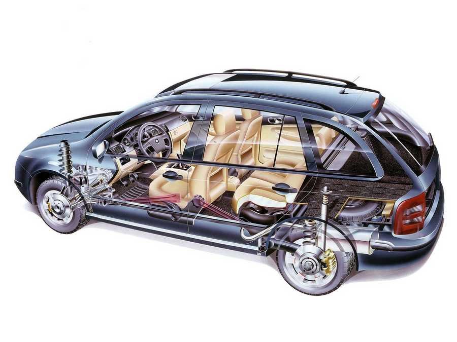 skoda Fabia Combi cutaway A4 Photo Print