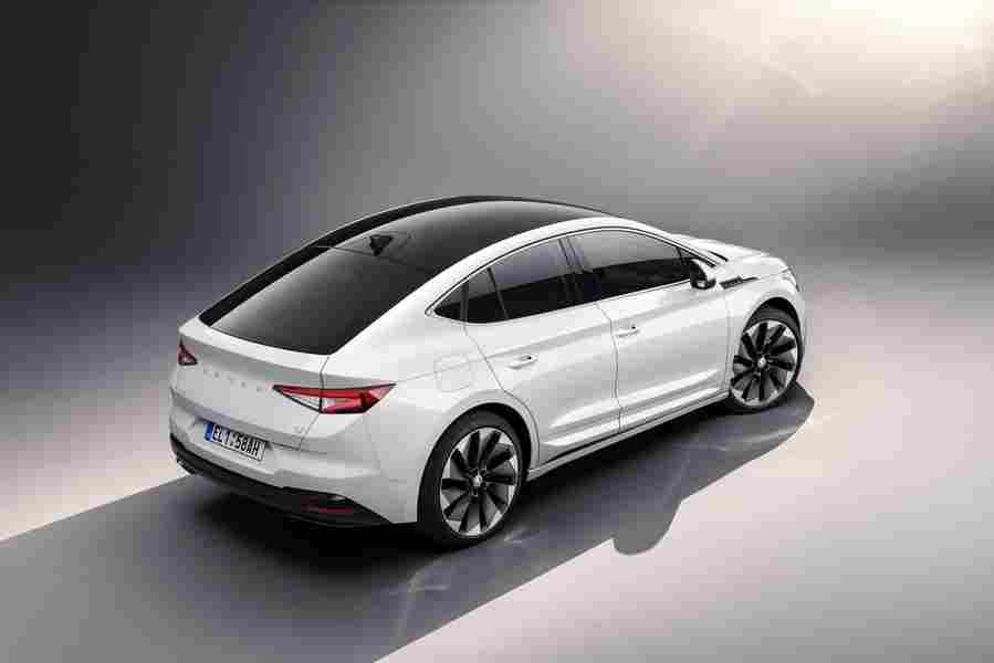 skoda enyaq coupe iv 2022 7232 7 Car A4 Photo Print