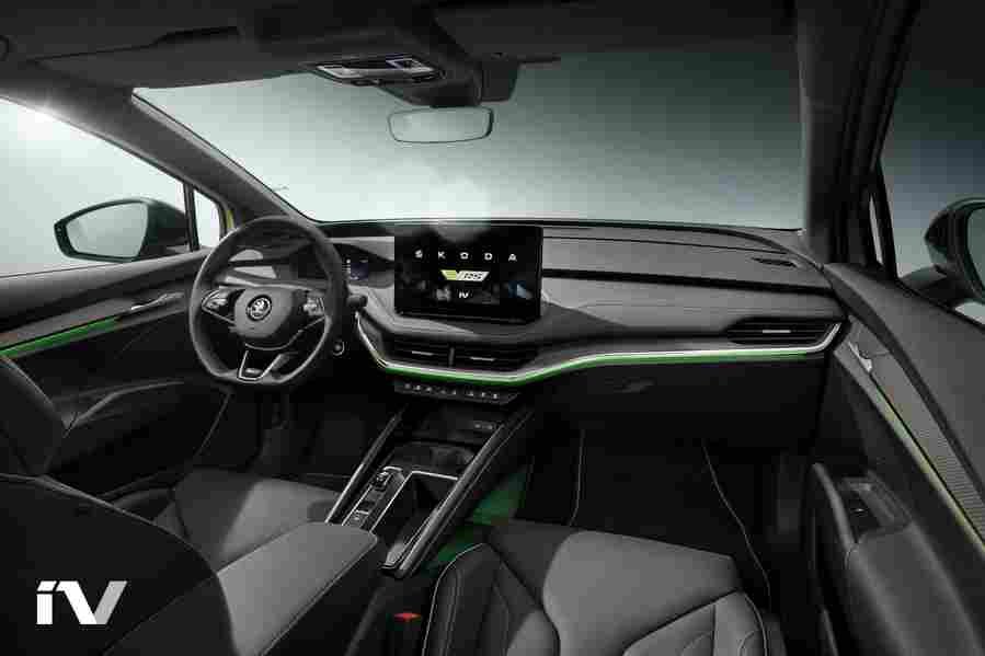 skoda enyaq coupe rs iv 2022 7233 6 Car A4 Photo Print