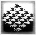 sky and water mc escher 1938 A4 Photo Print