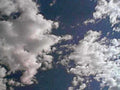 sky clouds blue 101980s 1990s A4 Photo Print