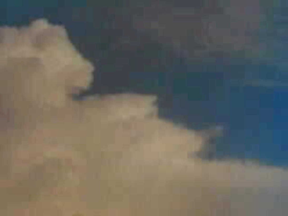 sky clouds blue 11980s 1990s A4 Photo Print