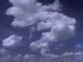 sky clouds blue 21980s 1990s A4 Photo Print