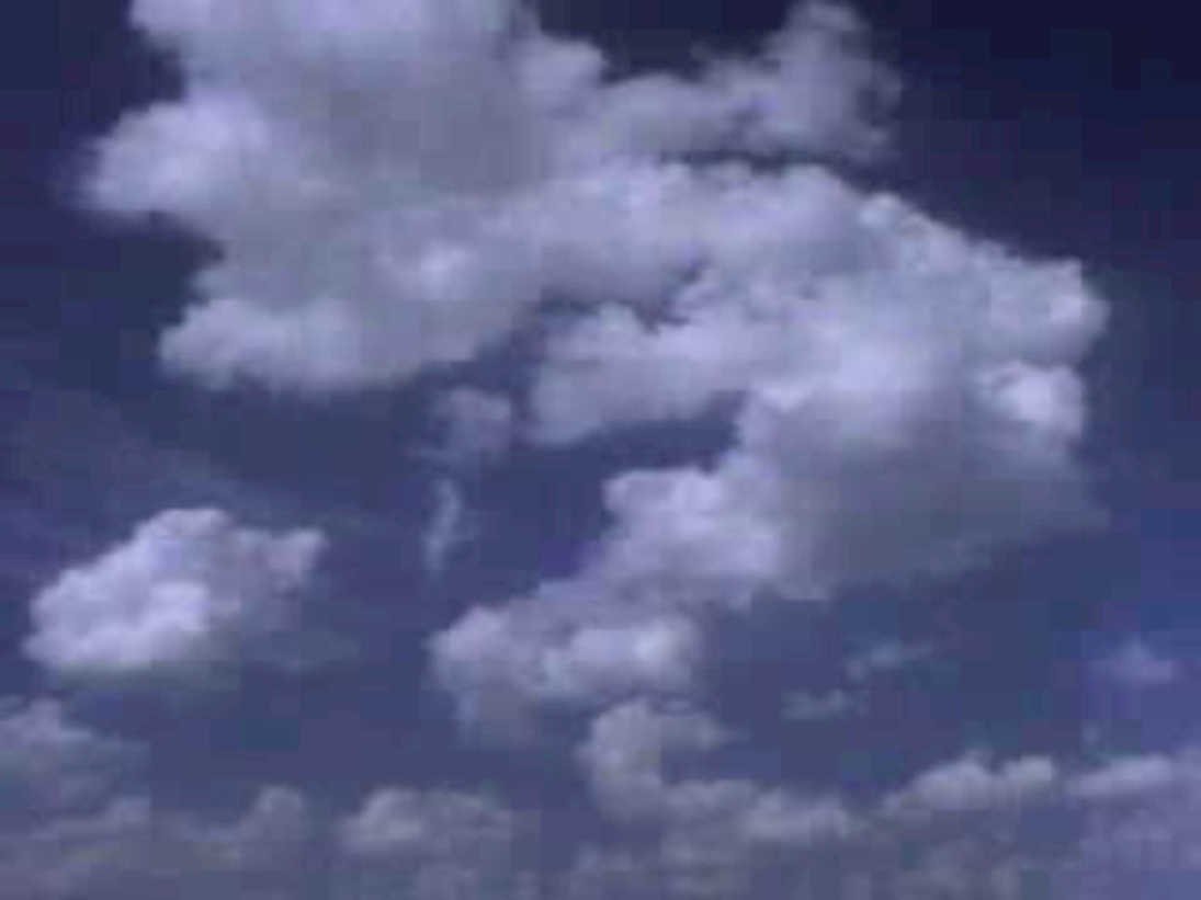 sky clouds blue 21980s 1990s A4 Photo Print