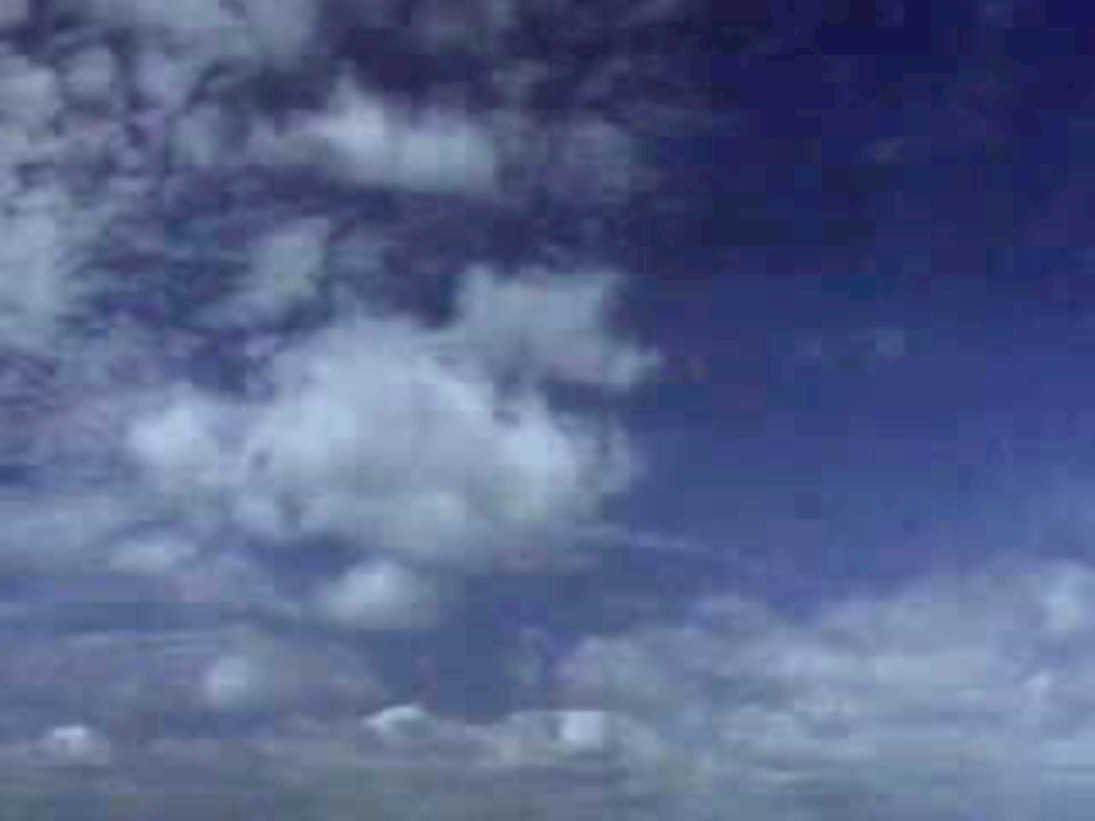 sky clouds blue 31980s 1990s A4 Photo Print