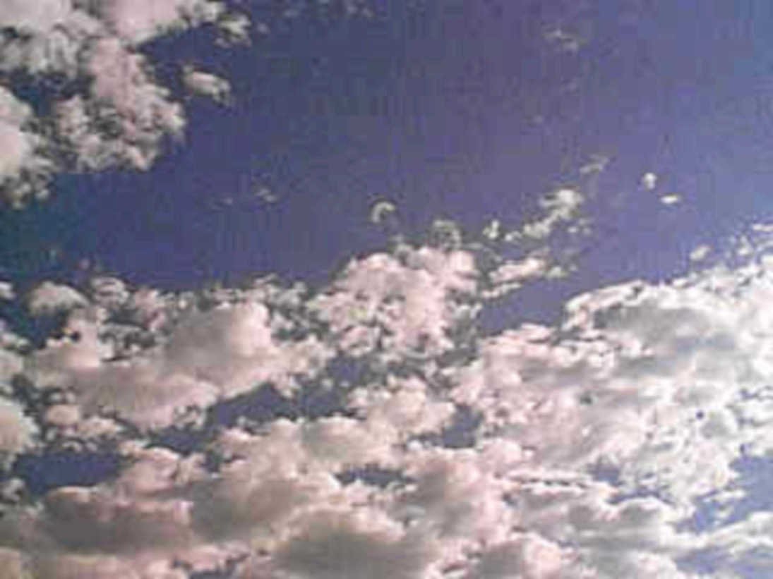 sky clouds blue 61980s 1990s A4 Photo Print
