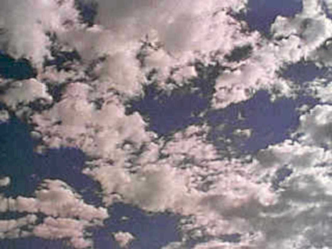 sky clouds blue 91980s 1990s A4 Photo Print
