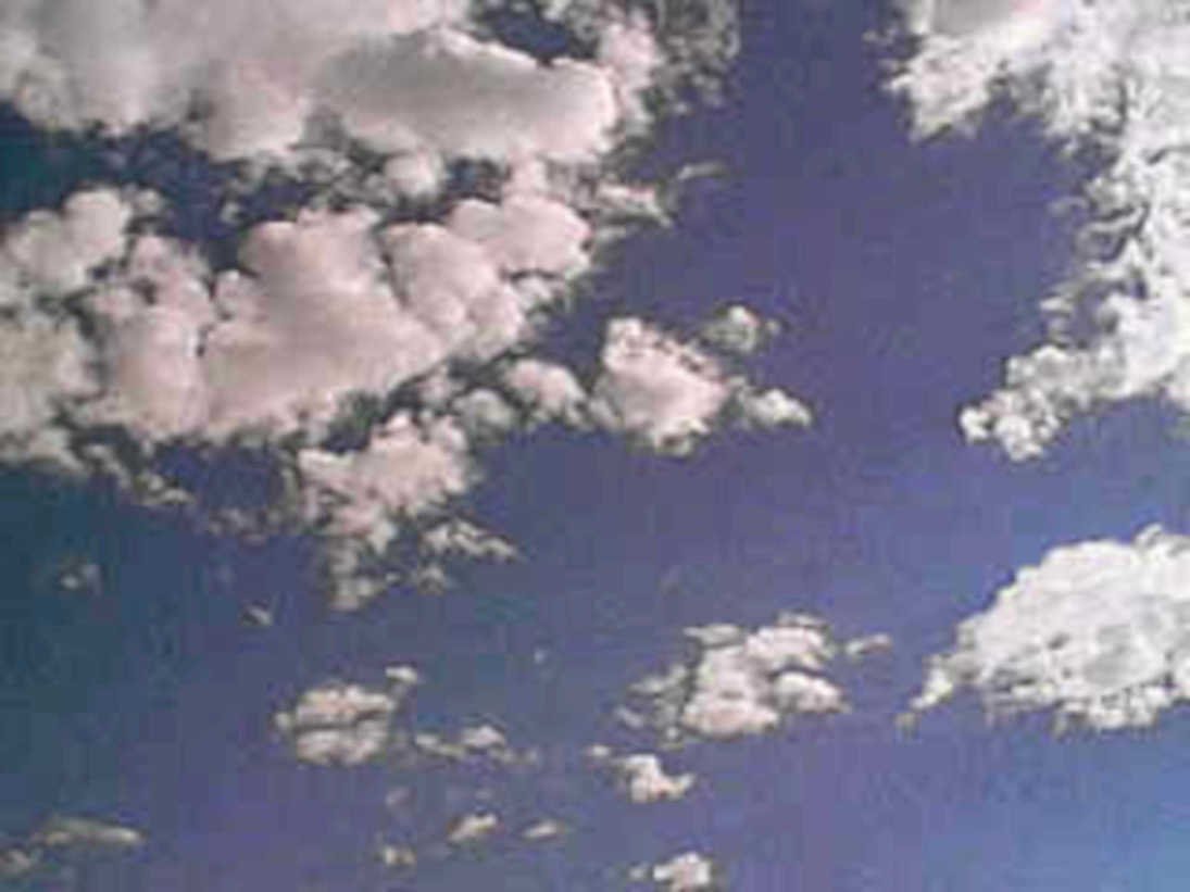 sky clouds day 21980s 1990s A4 Photo Print