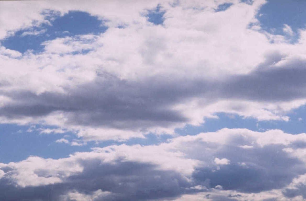 sky clouds daytime 2 1980s 1990s A4 Photo Print