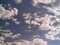 sky clouds daytime1980s 1990s A4 Photo Print