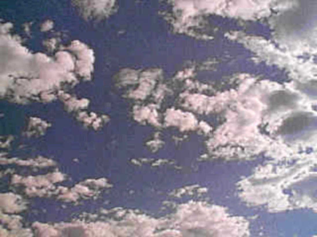 sky clouds daytime1980s 1990s A4 Photo Print