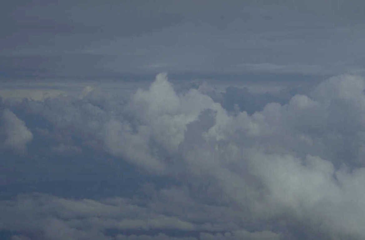 sky clouds gray 2 1980s 1990s A4 Photo Print