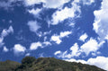sky clouds hillside 1980s 1990s A4 Photo Print