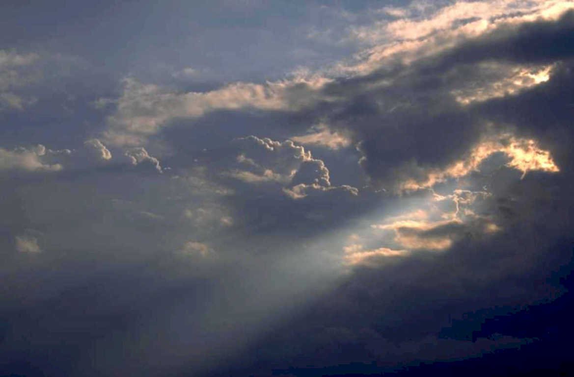 sky clouds storm 1 1980s 1990s A4 Photo Print