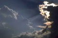 sky clouds sunset 6 1980s 1990s A4 Photo Print